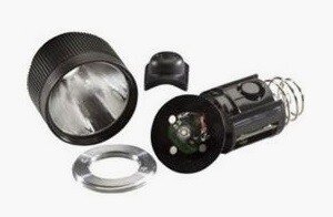 Schakelaar, C4 LED-module + lens/reflectorring Stinger LED